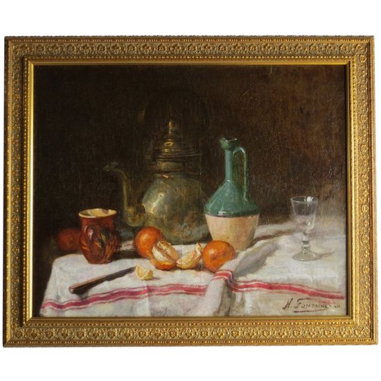 Still Life Signed H. Fontaine.