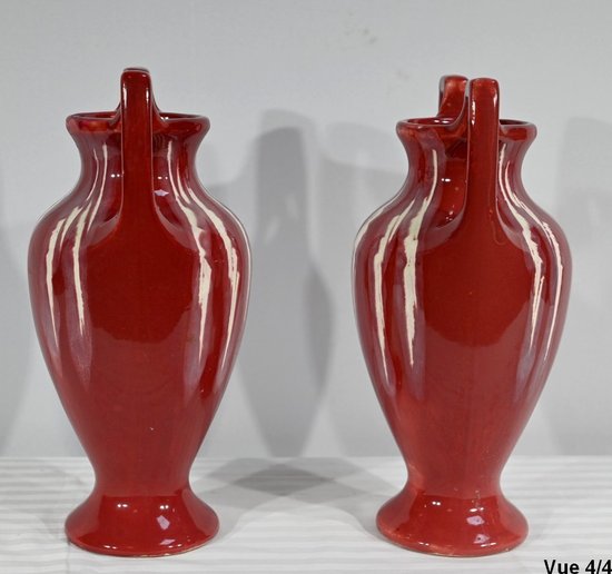 Pair of Ceramic Vases, Art Nouveau - 1900