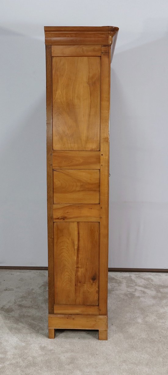 Solid cherry wood library-cabinet - end of 19th century