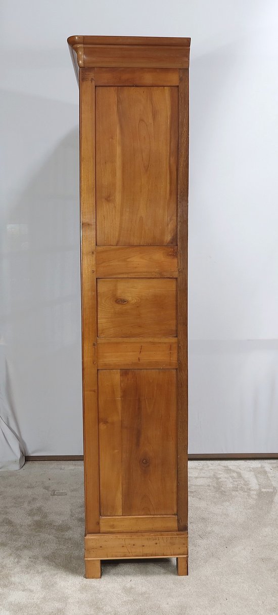 Solid cherry wood library-cabinet - end of 19th century