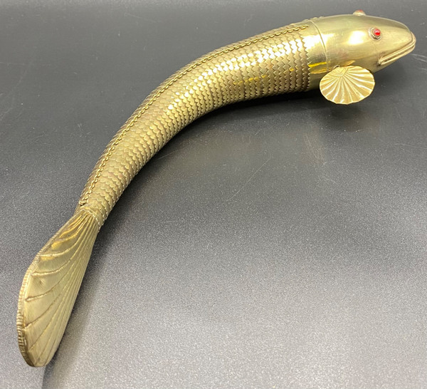 ARTICULATED BRASS FISH