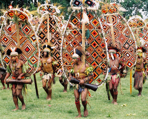 Hand drum, Traditional Instrument, Oceanian Art, Tribal Art, Papua New Guinea