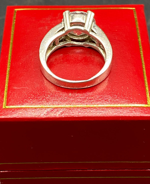 RING AUS STERLINGSILBER UM 1980