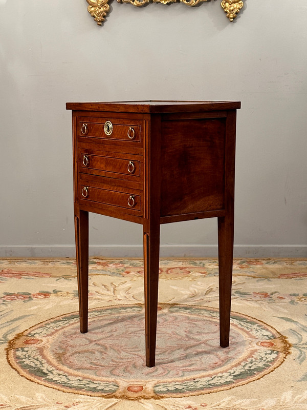 Petite Table Chiffonnière d'Epoque Louis XVI Vers 1780