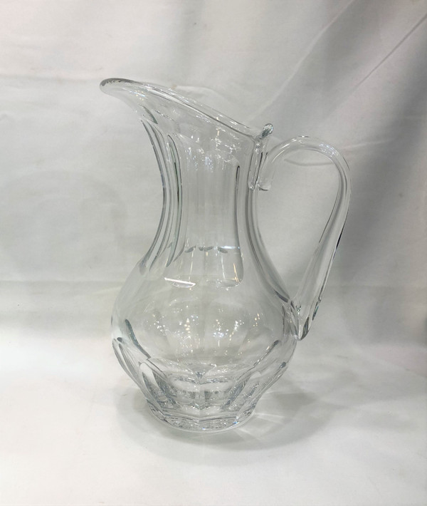 Water jug / pitcher stamped BACCARAT HARCOURT model 29 cm Numbered 56 / 75