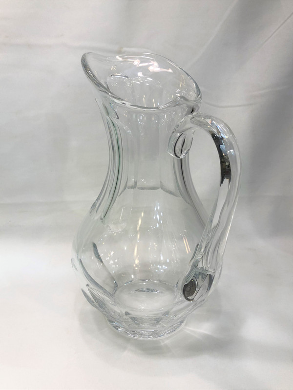 Water jug / pitcher stamped BACCARAT HARCOURT model 29 cm Numbered 56 / 75