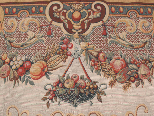 Large Halluin tapestry in Loiselles stitch - The garden of Bagatelle - d : 175 x 235 cm