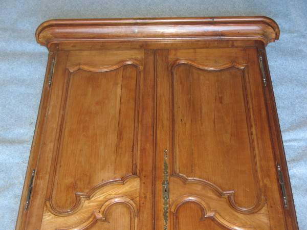 Cherry woodwork with 2 doors 19th century Louis XV style