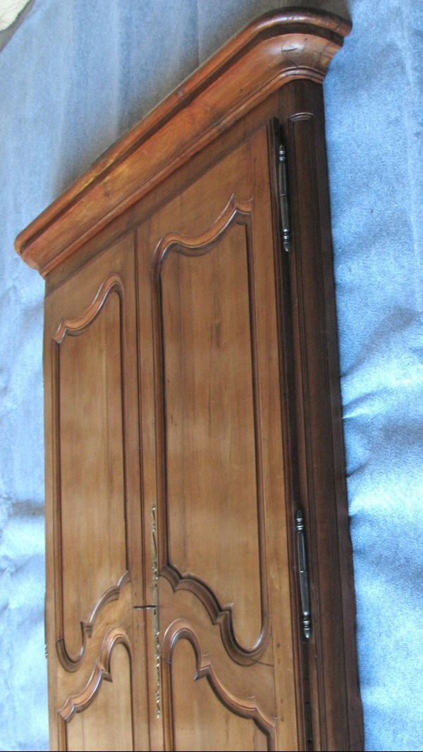 Cherry woodwork with 2 doors 19th century Louis XV style