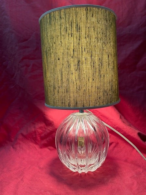 Daum Kristall Lampe Design 1970