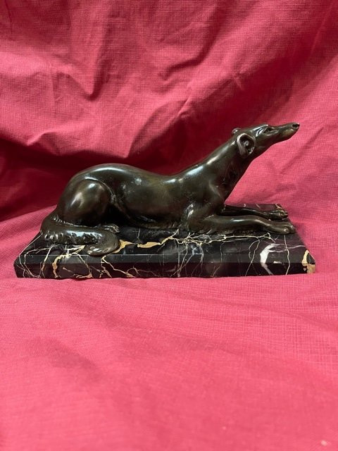 Statue Sculpture Levrier Art Deco 1930