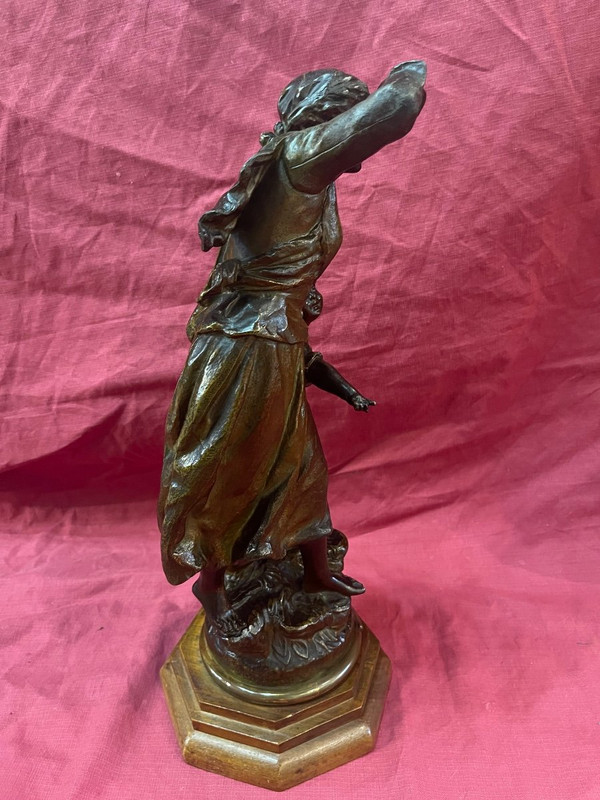 Statue Sculpture Spelter By Ernest Rancoulet