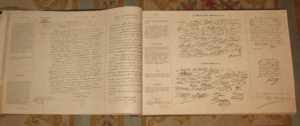 The autograph Book of autographs of personalities 210 pages 1st edition of 1864