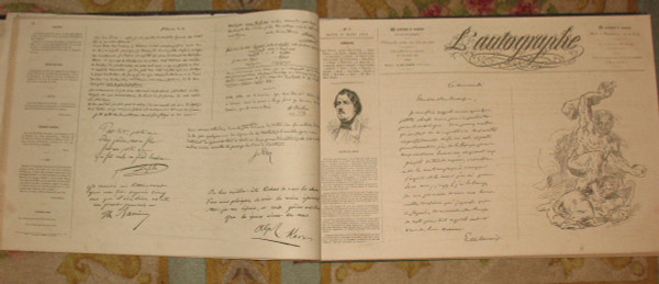 The autograph Book of autographs of personalities 210 pages 1st edition of 1864