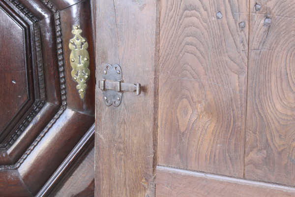 3 Saint Malo panel doors, 18th century Louis XIII style