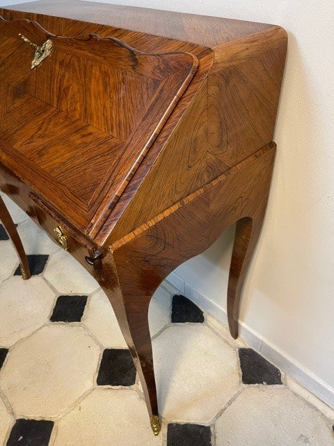 Dos d'âne Louis XV Desk In Rosewood