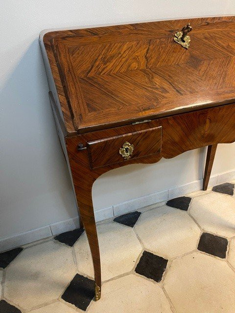 Dos d'âne Louis XV Desk In Rosewood