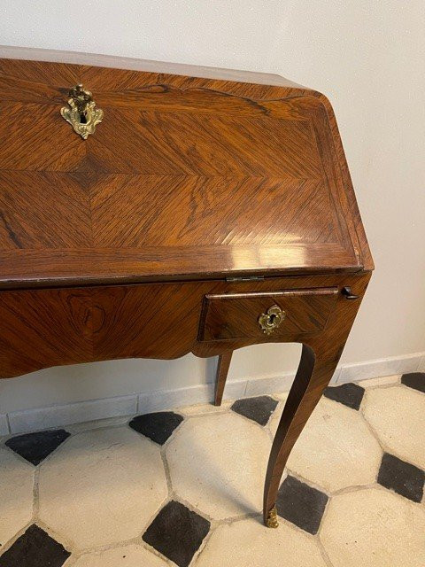 Dos d'âne Louis XV Desk In Rosewood