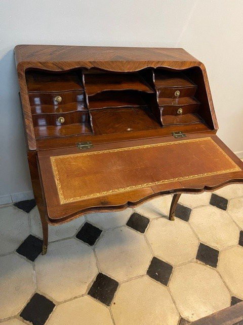 Dos d'âne Louis XV Desk In Rosewood