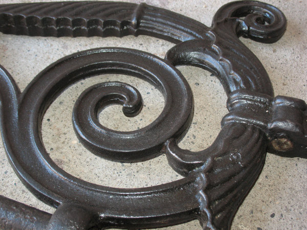 Gallows sign holder for cast iron lantern, 19th century