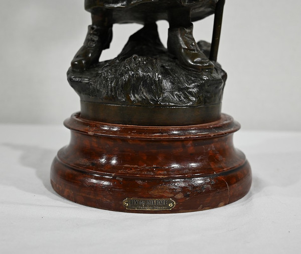 Important Spelter "End of Day", after F. Moreau - Early 20th Century