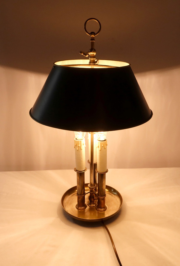 Lampada Bouillotte in bronzo dorato - Inizio XX secolo