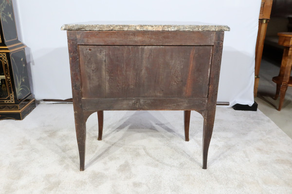 Small Tomb Commode in Precious Wood, Louis XIV / Louis XV transition – 18th century