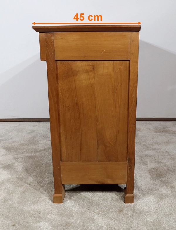 Small chest of drawers in solid cherry, Directoire taste - 1st part of the 19th century