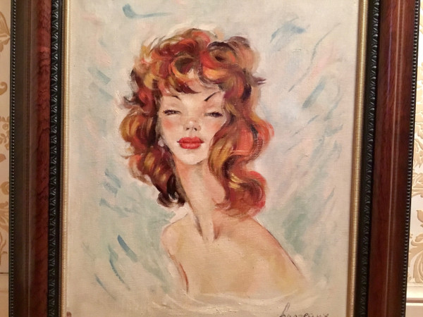 Table in the style of Domergue