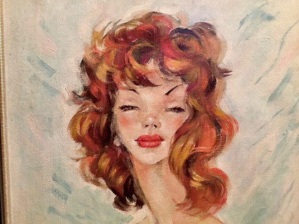 Table in the style of Domergue