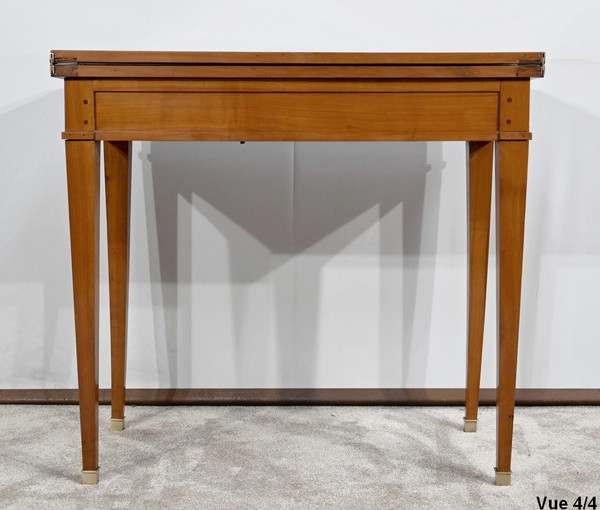 Console Table and Games in Cherry, Directoire style - 1st part of the 19th century