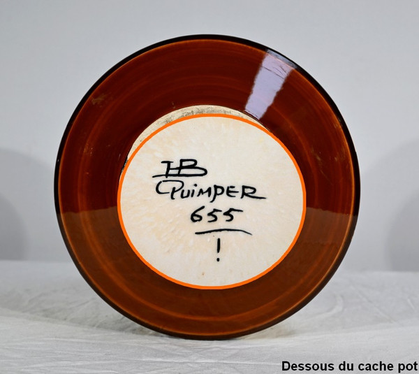 Earthenware cachepot, Hubaudière-Bousquet House – 1st part of the 20th century