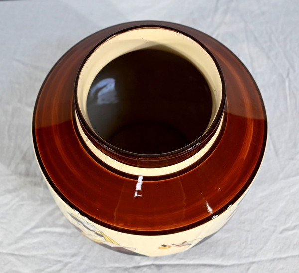 Earthenware cachepot, Hubaudière-Bousquet House – 1st part of the 20th century