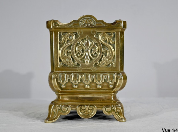 Cache Pot in Gilt Bronze - Late 19th Century