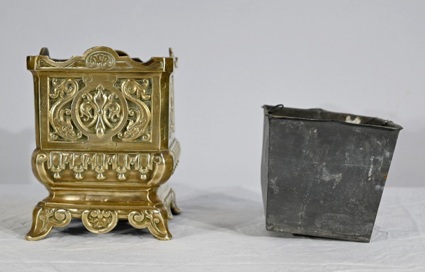 Cache Pot in Gilt Bronze - Late 19th Century