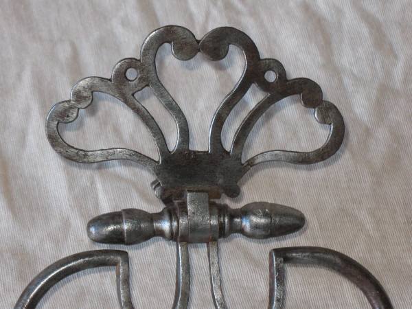 Pair of 18th century wrought iron door knockers