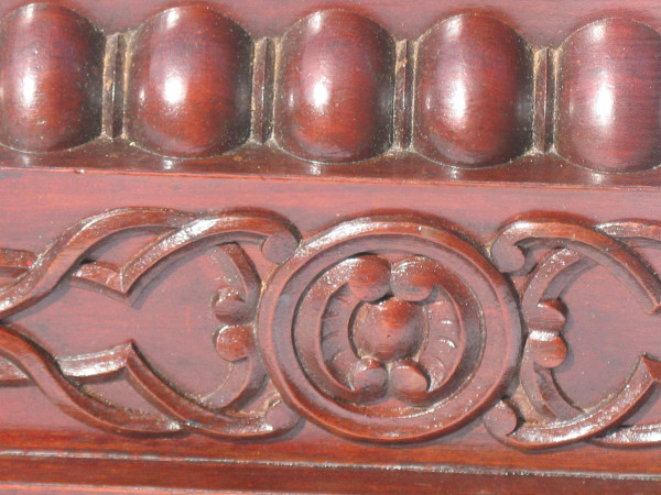 Mahogany wall console from the Napoleon III period