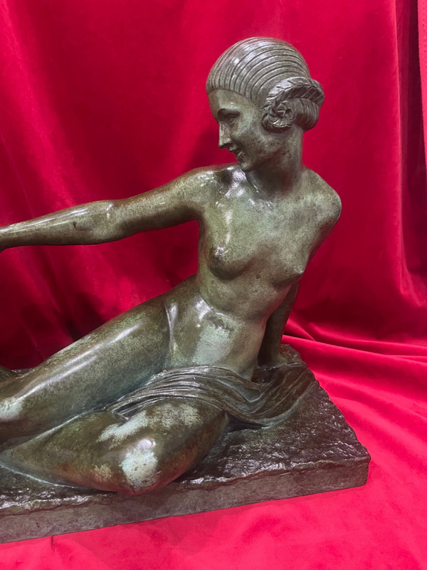 Bronze sculpture Art Deco 1930 Marcel BOURAINE 1886-1948