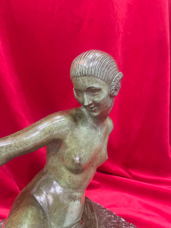 Bronze sculpture Art Deco 1930 Marcel BOURAINE 1886-1948