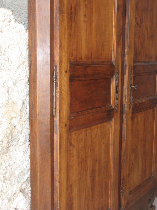 Chestnut woodwork with 2 doors and frame Origin Périgord 19th century