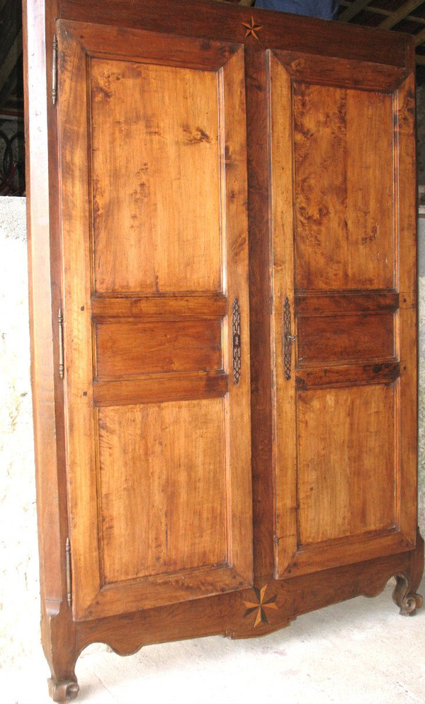 Chestnut woodwork with 2 doors and frame Origin Périgord 19th century