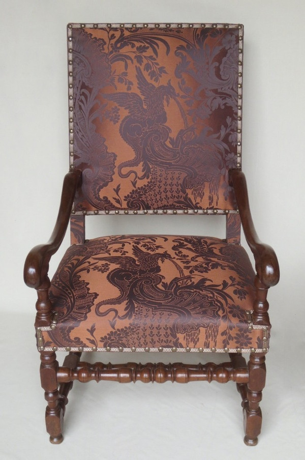 Pair of armchairs, Louis XIV period.