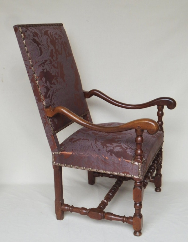 Pair of armchairs, Louis XIV period.