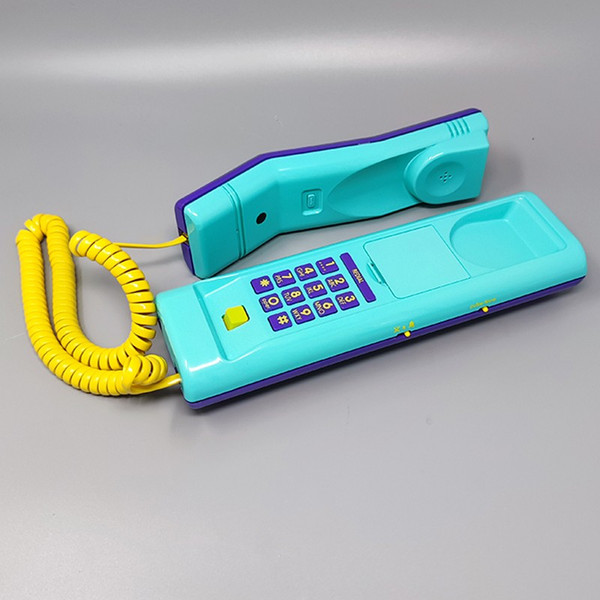 1980 Magnifique Swatch Twin Phone "Puzzle" avec la boîte d'origine. Style de Memphis