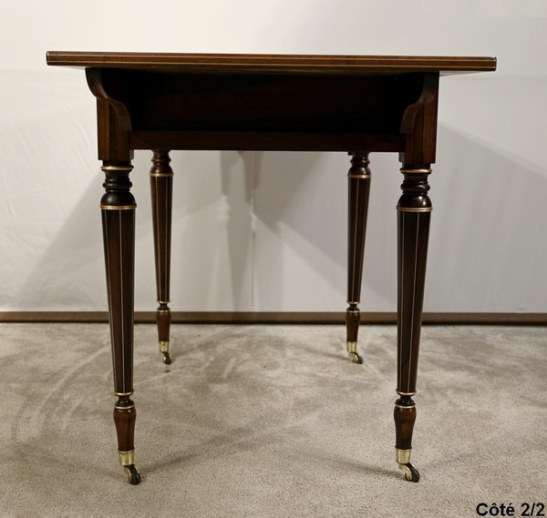 Rosewood table, Louis XVI style, Napoleon III period - Mid-19th century