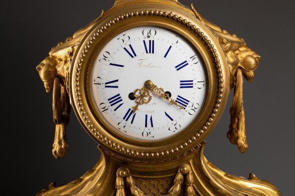 Tostain Mantel Clock, 19th Century