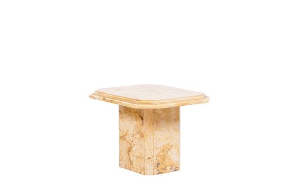 Pair Of Side Tables In Siena Marble, 1970s, Ls5581404c