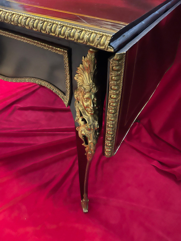 Table bureau époque Napoléon III Bronze doré XIX Eme