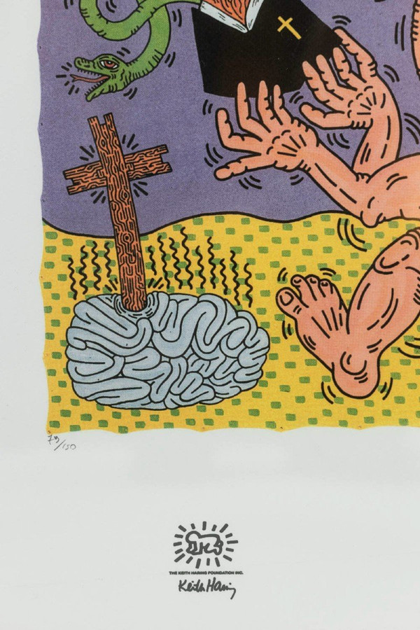 Keith Haring, Siebdruck, 1990er Jahre, LS5370F