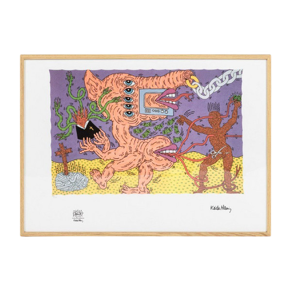 Keith Haring, Siebdruck, 1990er Jahre, LS5370F